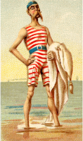 Cigarette card - Seaside