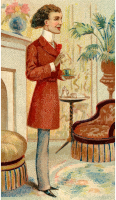 Cigarette card - Society Actor