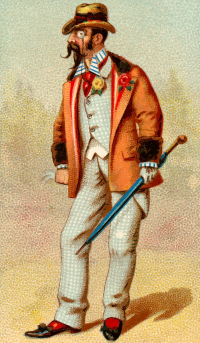 Cigarette card - Signor Macaroni