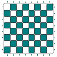 Standard Chess Board - Green / Tablero de Ajedrez - Verde