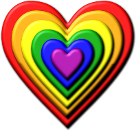 Rainbow heart 2