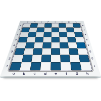 Chess Board in Frontal Perspective / Tablero en Perspectiva Frontal