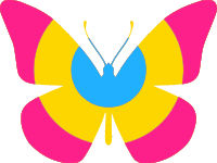 Pan Flag Butterfly