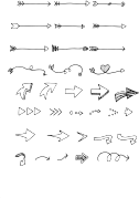 Hand draw arrows