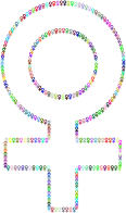Female Symbol Fractal Outline