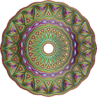Chromatic Abstract Mandala
