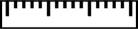 ruler (simple, without figures)