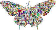 Low Poly Butterfly Prismatic 10