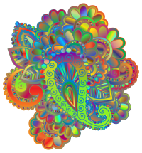 Prismatic Henna Tattoo 2