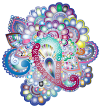 Prismatic Henna Tattoo 3