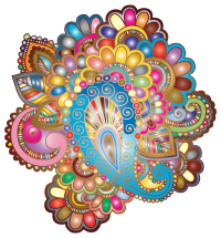 Prismatic Henna Tattoo 4