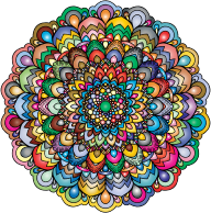 Prismatic Floral Mandala IV 2