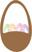 Easter Basket and Eggs