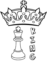 Chess coloring book / Dibujo Ajedrez para colorear -4-