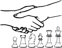 Chess coloring book / Dibujo Ajedrez para colorear -10-