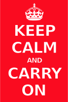 Keep calm poster