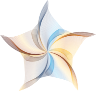 Prismatic Star Line Art Variation 2