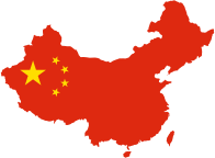 China Map Flag With Taiwan