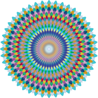 Abstract Petals Mandala