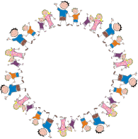 Stick Figure Family Circle