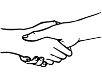 shaking hands