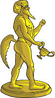 Golden statue 6