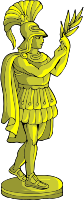 Golden statue 9