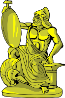 Golden statue 10