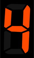 7 segment display - 4