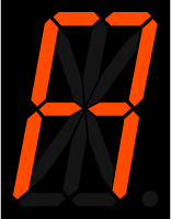 16 segment display - A