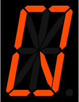 16 segment display - Q