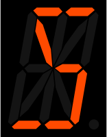 16 segment display - S