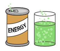 Energy Drink Fizzing