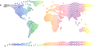 People World Map Prismatic 4