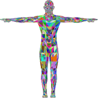 Detailed Low Poly Man Prismatic