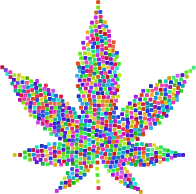 Marijuana Leaf Tiles