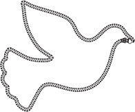 Zipper Peace Dove