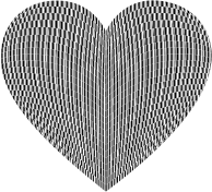 3D Prismatic Grid Heart 5
