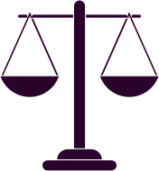 Justice Scales Silhouette 2