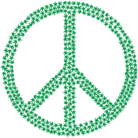 Marijuana Peace Sign