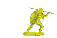 Golden statue 3 Animation