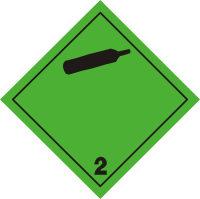 ADR pictogram 2.2-Non-toxic and non-flammable gases
