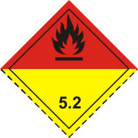 ADR pictogram 5.2-Organic peroxides