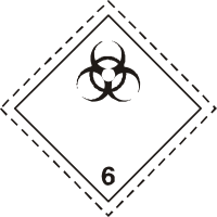 ADR pictogram 6.2-Infectious substances