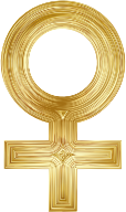 Female Symbol Gold