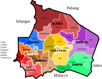 Negeri Sembilan new electoral map (March 2017 revision)