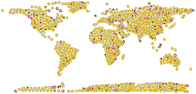 World Map Smileys
