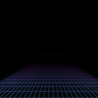 80s Neon Grid