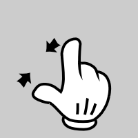 MultiTouch-Interface pinch in Animation