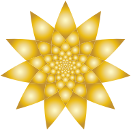 Prismatic Abstract Flower Line Art 4